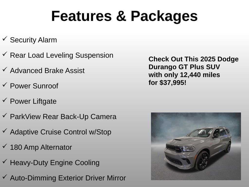 Used 2025 Dodge Durango GT AWD/4WD image 8