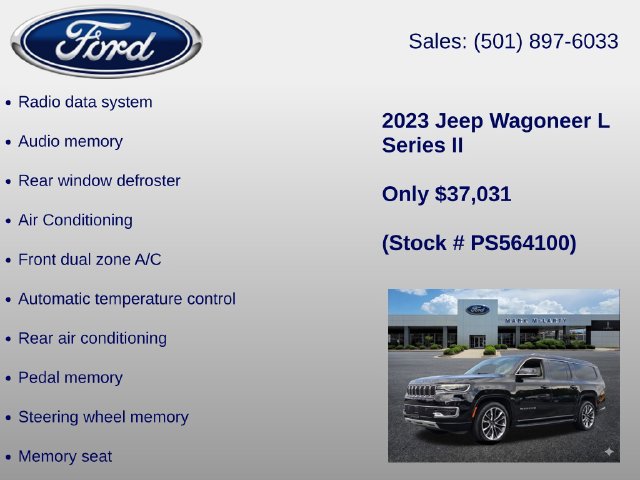 Used 2023 Jeep Wagoneer L Series II w/ Premium Group I AWD/4WD image 12