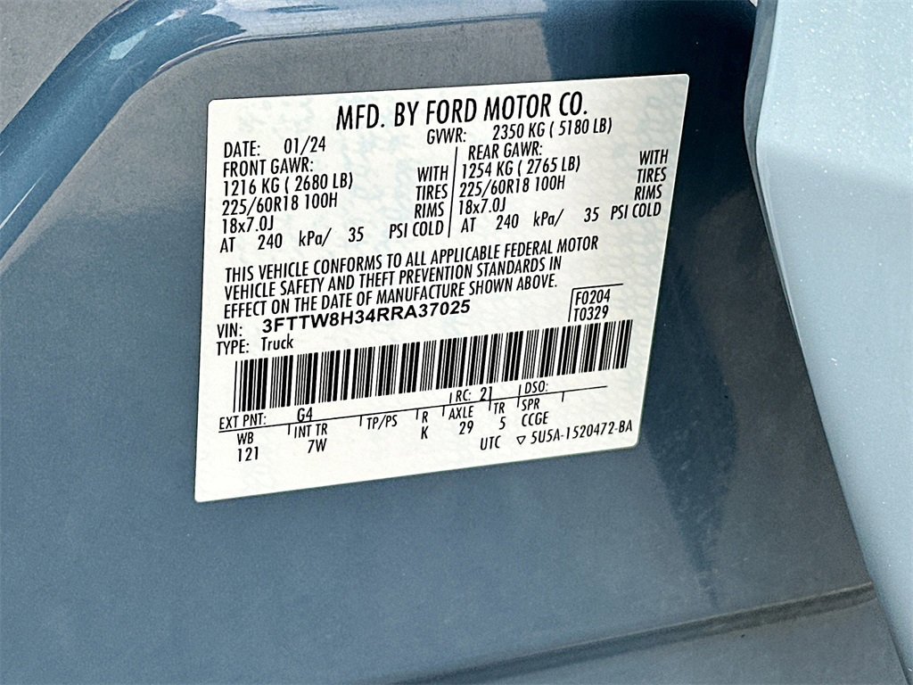 Certified 2024 Ford Maverick XLT w/ XLT Luxury Package image 27