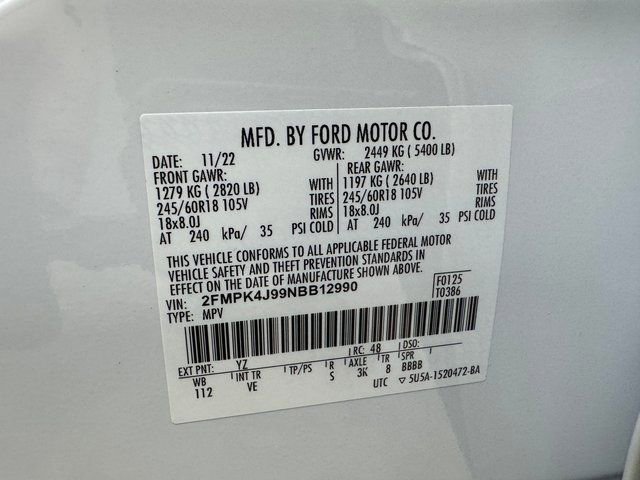 Certified 2022 Ford Edge SEL image 31