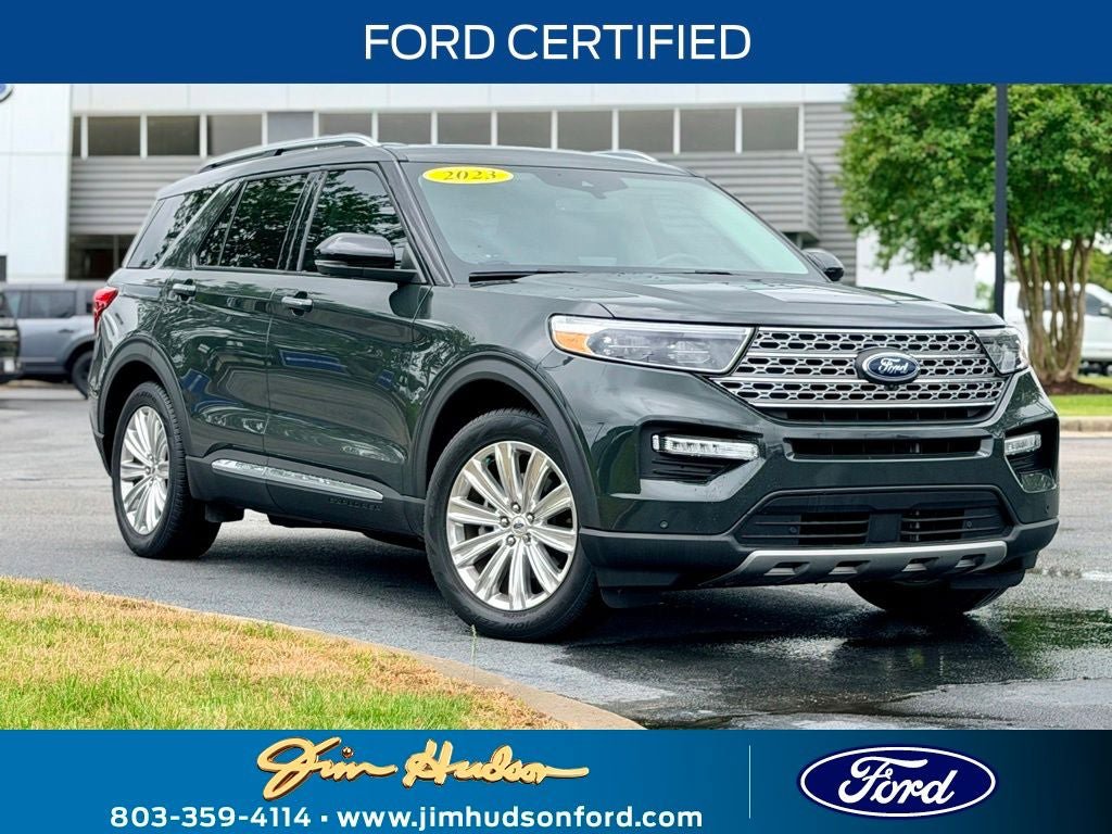 Certified 2023 Ford Explorer Limited w/ Limited Technology Package RWD image 1