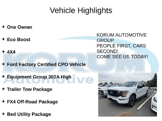 Certified 2022 Ford F150 XLT w/ Equipment Group 302A High AWD/4WD image 4