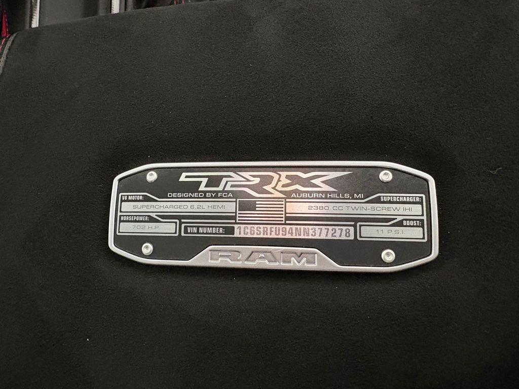 Used 2022 RAM 1500 TRX w/ TRX Level 2 Equipment Group AWD/4WD image 38