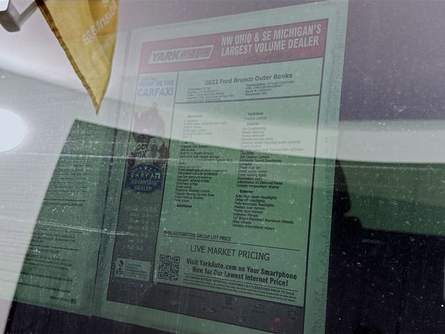 Certified 2022 Ford Bronco Outer Banks image 14