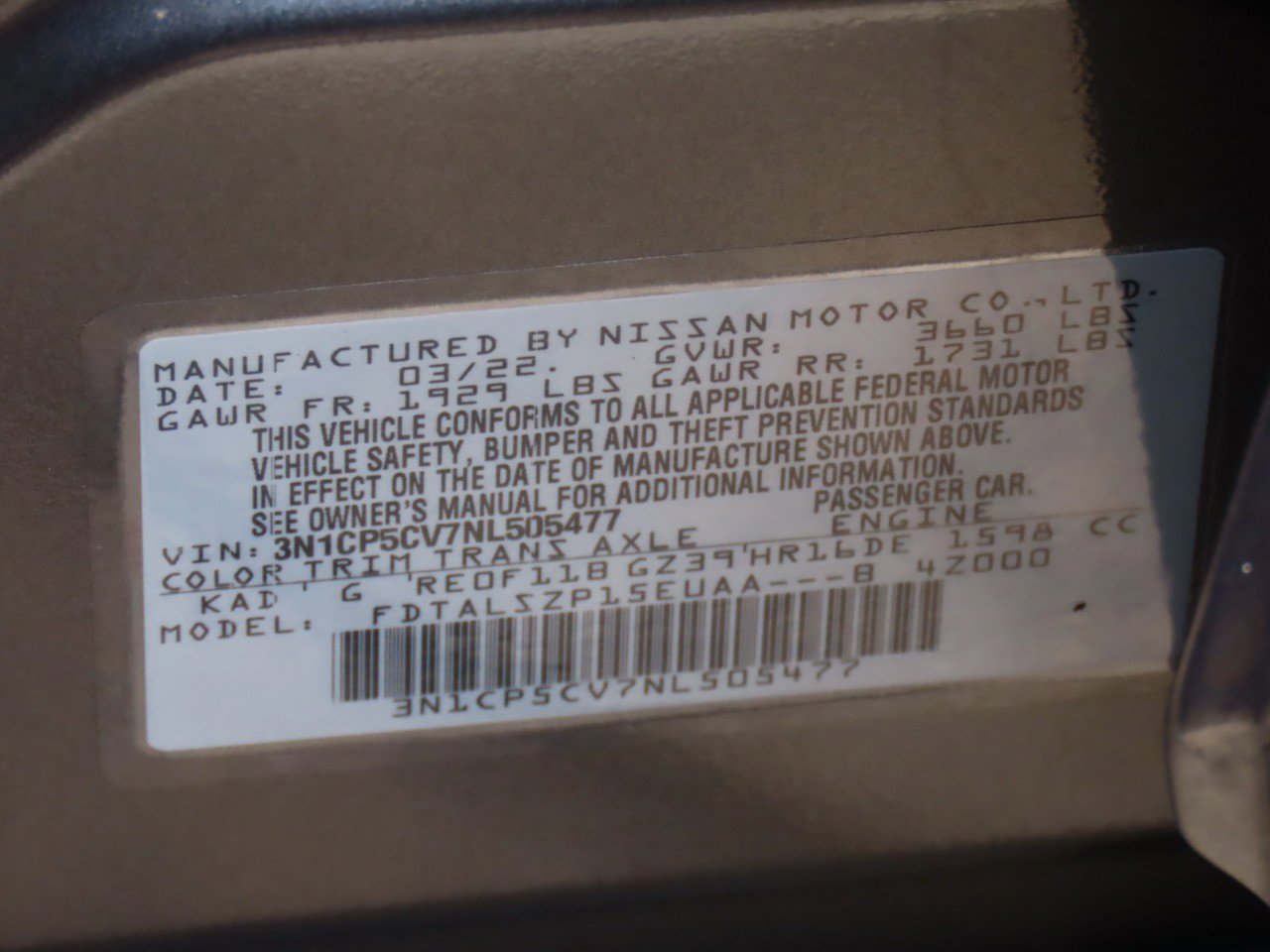 Used 2022 Nissan Kicks SV w/ Interior Electronics Package image 25