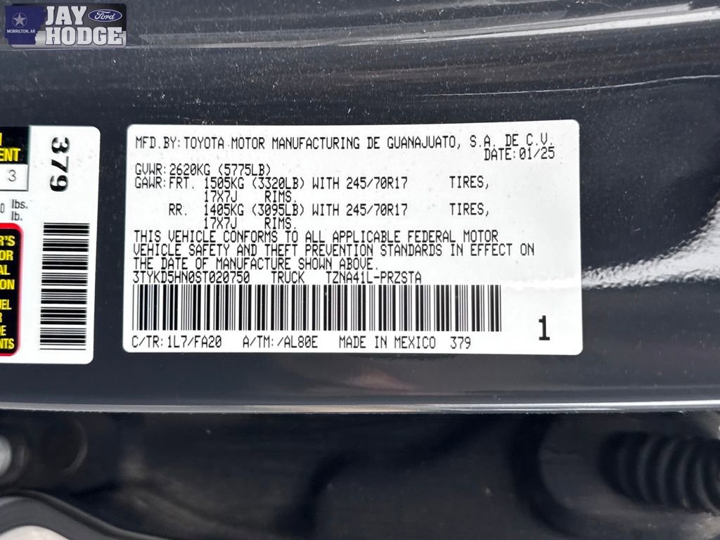 Used 2025 Toyota Tacoma SR RWD image 13
