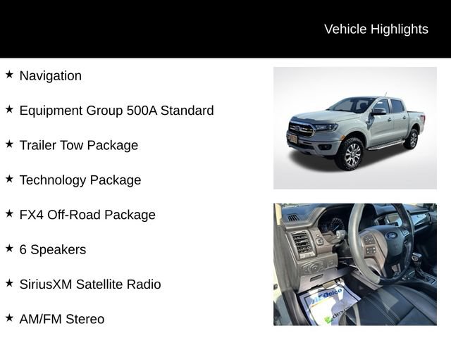 Certified 2021 Ford Ranger Lariat w/ FX4 Off-Road Package AWD/4WD image 8