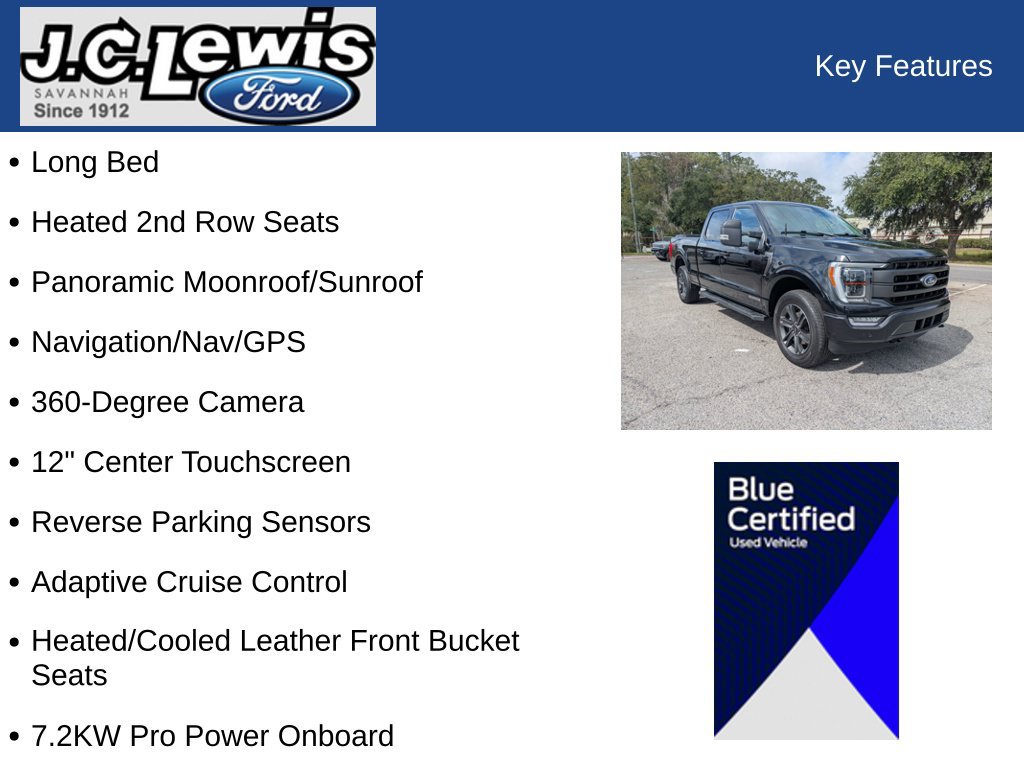 Certified 2023 Ford F150 Lariat w/ Equipment Group 502A High AWD/4WD image 38