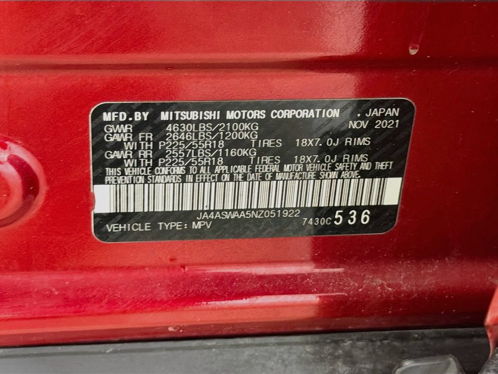 Used 2022 Mitsubishi Eclipse Cross SE FWD image 34