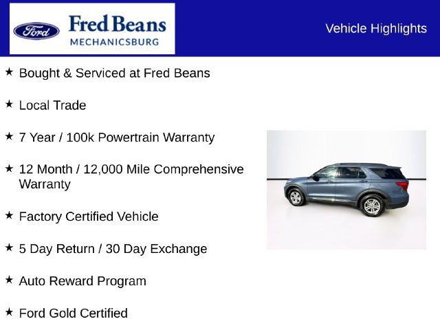 Certified 2021 Ford Explorer XLT AWD/4WD image 7