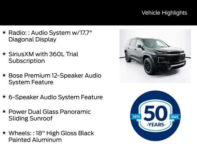 Used 2025 Chevrolet Traverse Z71 w/ Enhanced Driving Package AWD/4WD image 11