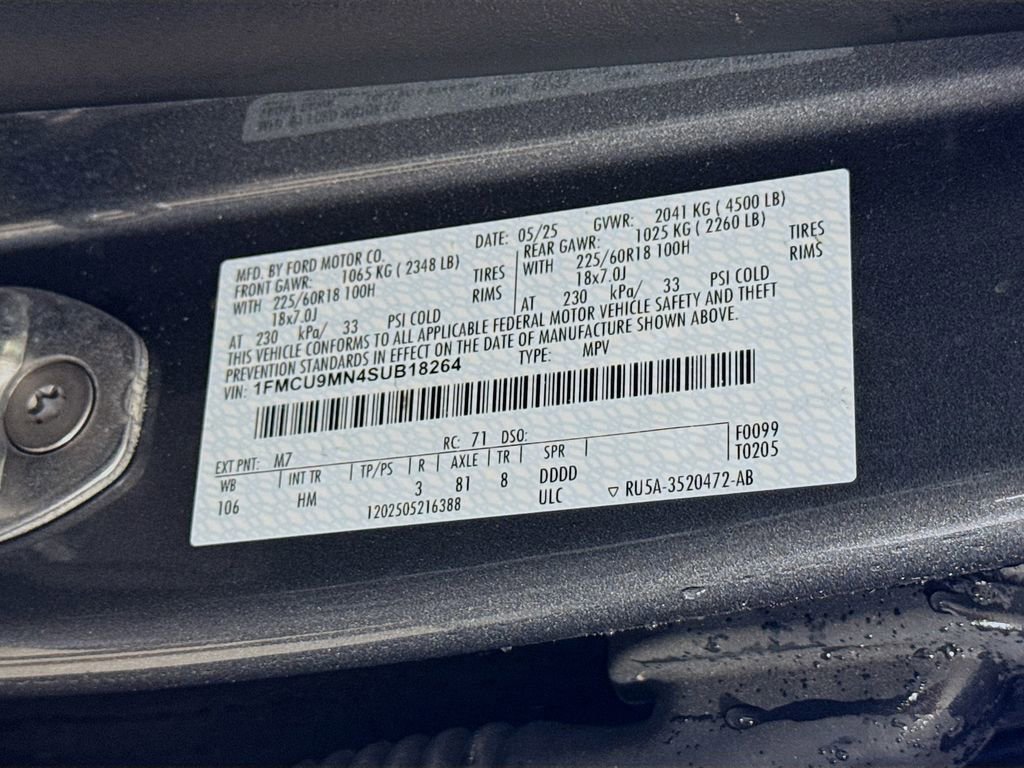 Certified 2025 Ford Escape ST-Line image 30