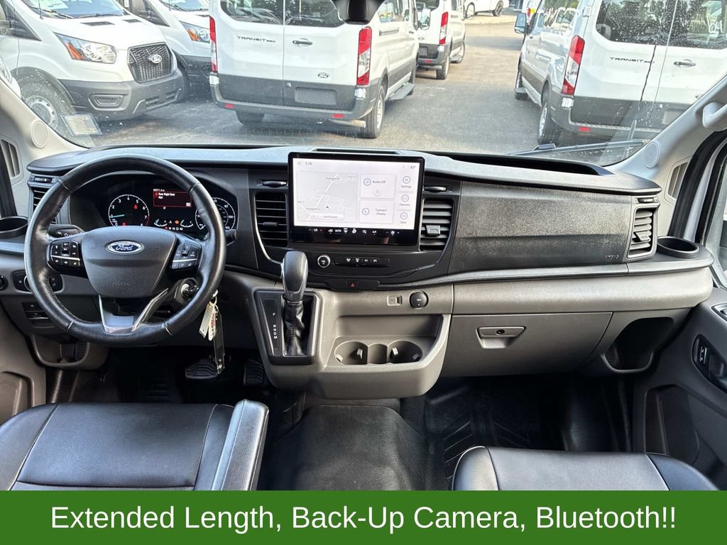 Certified 2024 Ford Transit 350 148 High Roof Extended w/ Exterior Upgrade Package RWD image 13