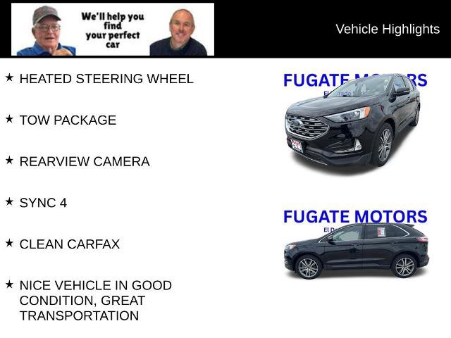 Certified 2022 Ford Edge Titanium w/ Class II Trailer Tow Package AWD/4WD image 9