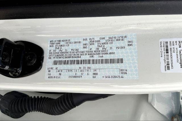 Certified 2021 Ford F150 Platinum w/ Equipment Group 701A High RWD image 19