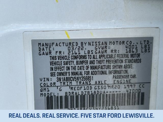 Used 2022 Nissan Sentra SV image 34