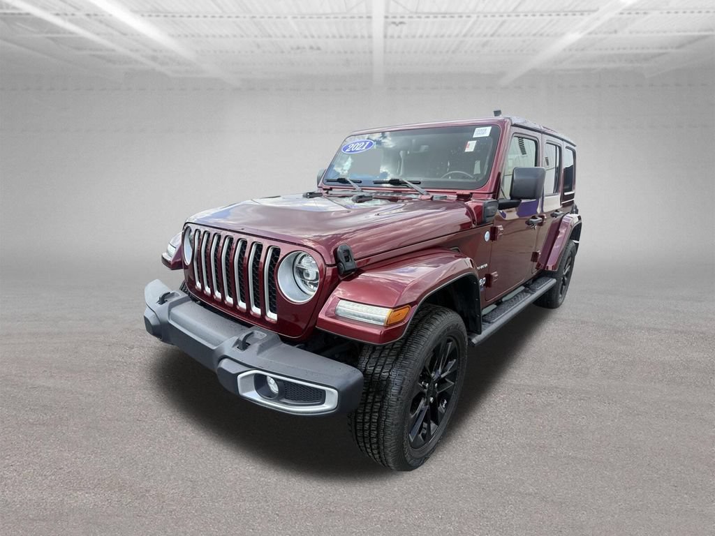 Used 2021 Jeep Wrangler Unlimited Sahara w/ Cold Weather Group AWD/4WD image 11
