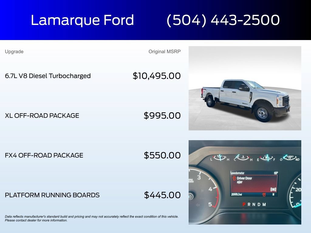 Certified 2025 Ford F250 XL w/ XL Off-Road Package AWD/4WD image 4