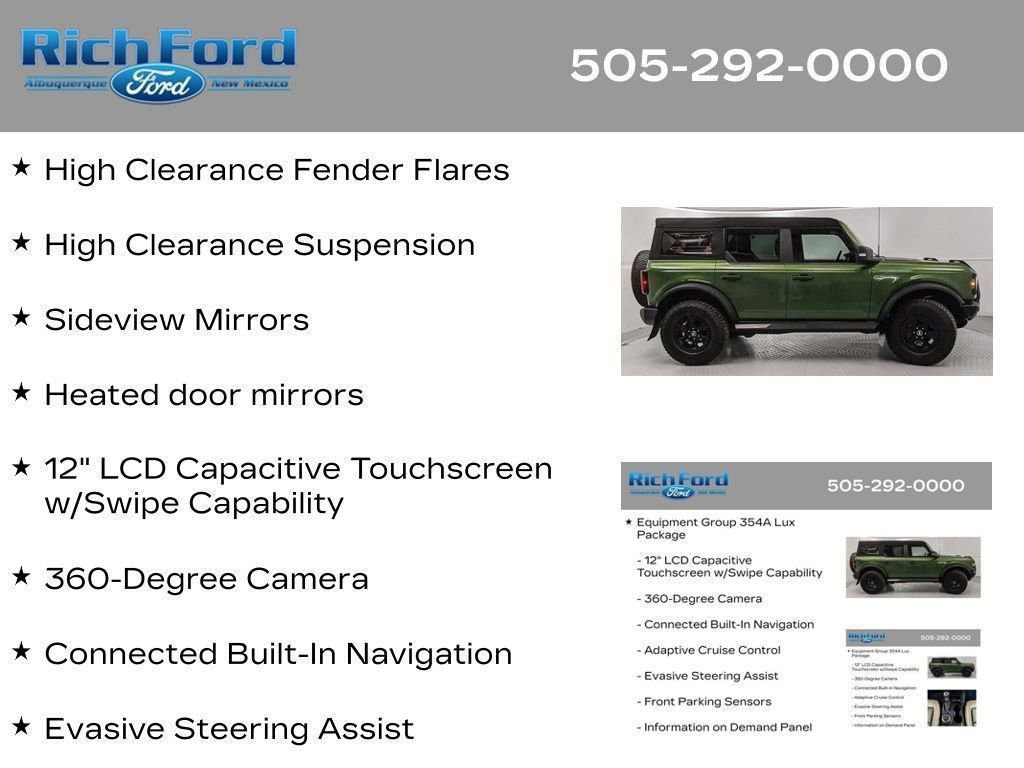 Certified 2023 Ford Bronco Wildtrak AWD/4WD image 95