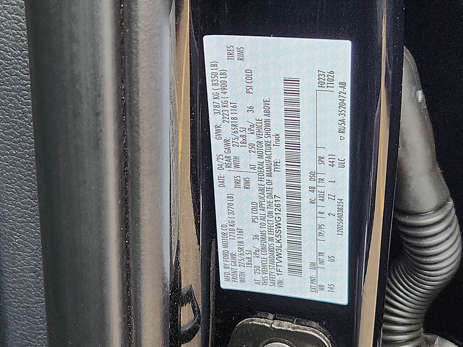 Certified 2025 Ford F150 Lightning XLT AWD/4WD image 26