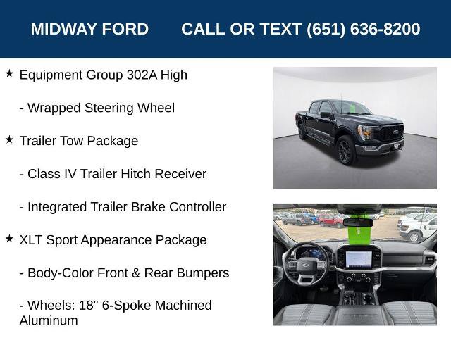 Certified 2023 Ford F150 XLT w/ Equipment Group 302A High AWD/4WD image 25