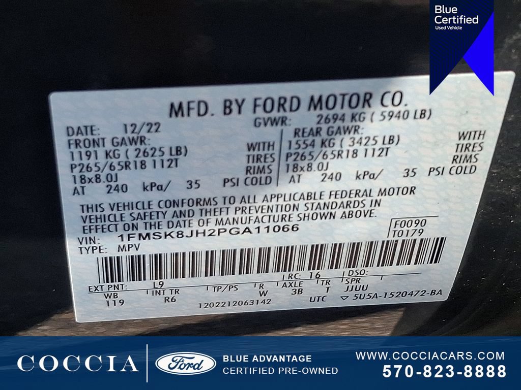 Certified 2023 Ford Explorer Timberline w/ Timberline Technology Package AWD/4WD image 29