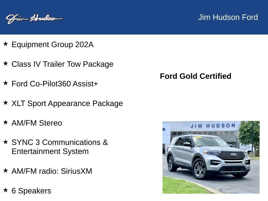 Certified 2023 Ford Explorer XLT w/ Equipment Group 202A RWD image 12