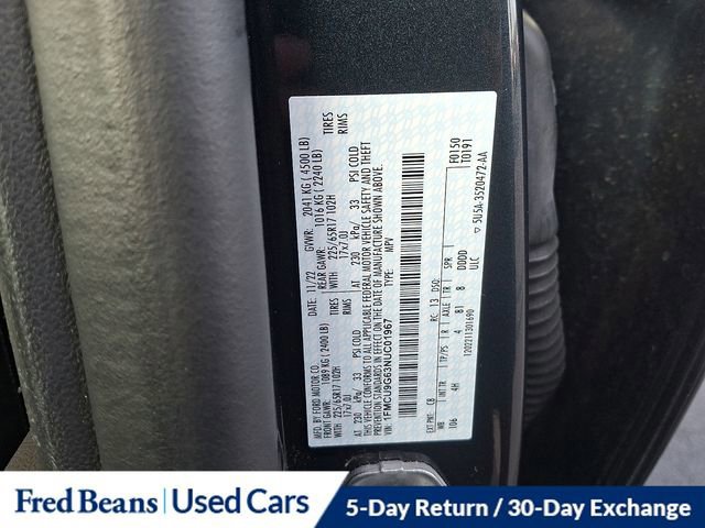 Certified 2022 Ford Escape SE w/ Convenience Package image 26