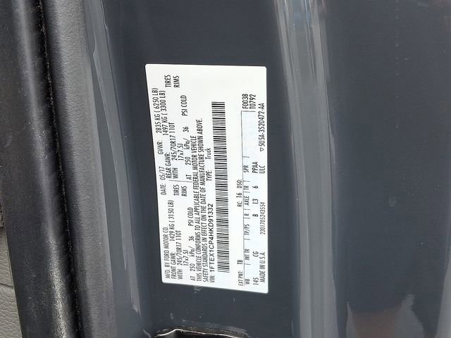 Certified 2017 Ford F150 XL w/ Equipment Group 101A Mid RWD image 27
