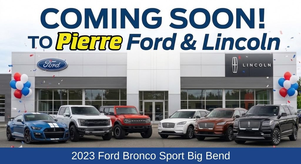 Certified 2023 Ford Bronco Sport Big Bend