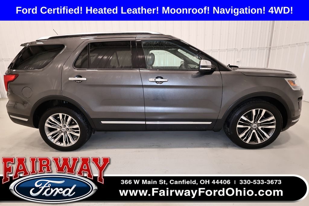 Certified 2018 Ford Explorer Platinum