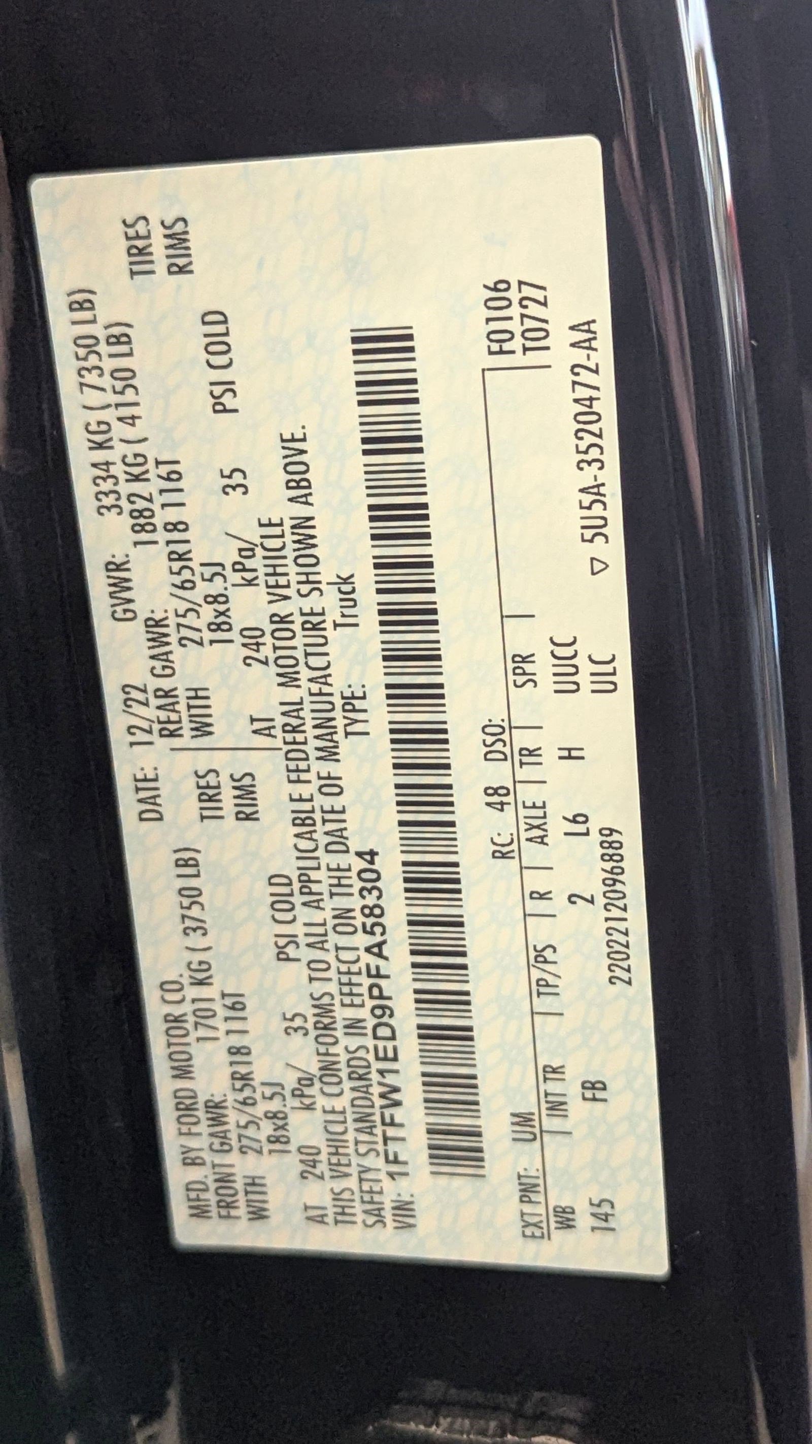 Certified 2023 Ford F150 XLT w/ Equipment Group 302A High image 20