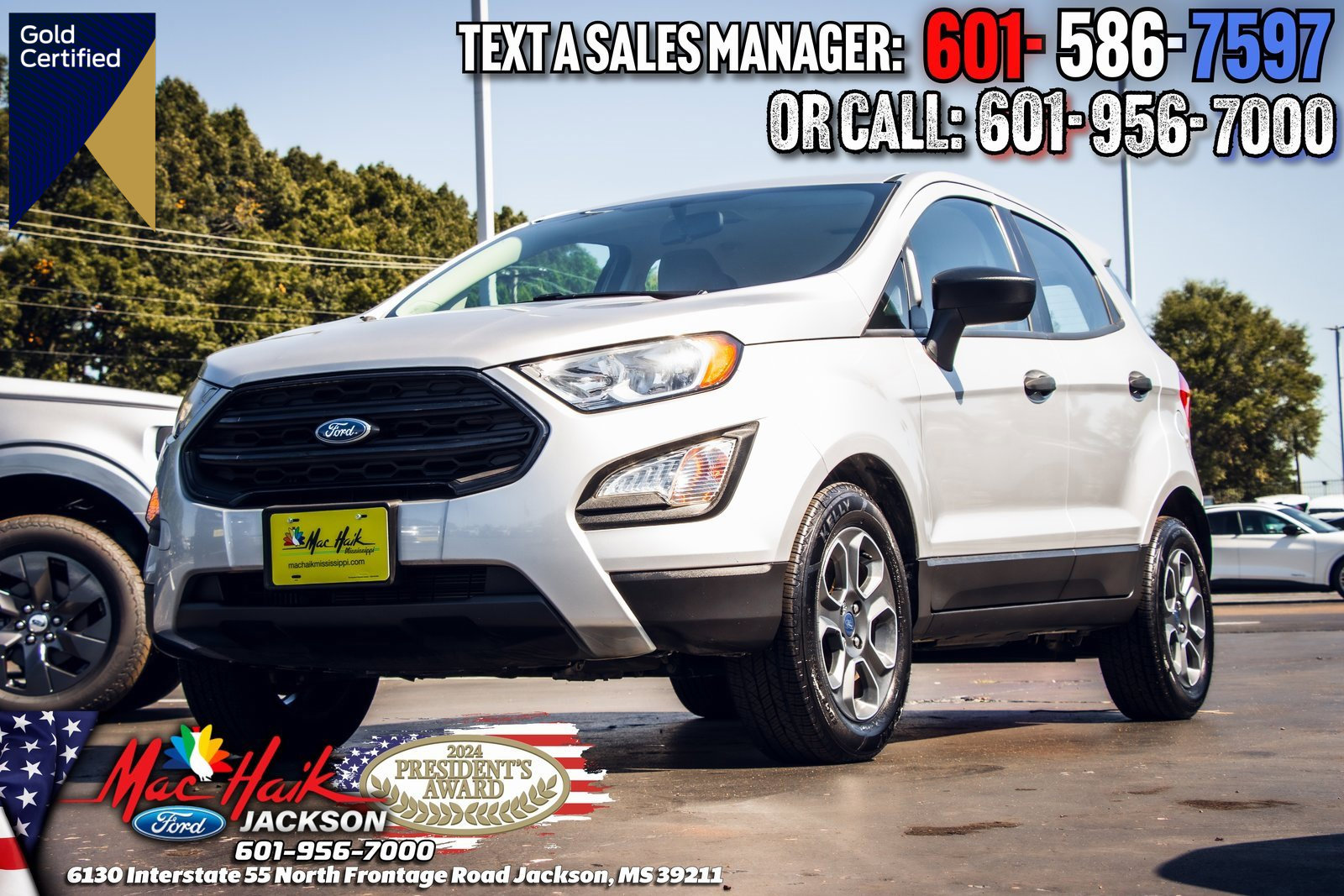 Certified 2021 Ford EcoSport S