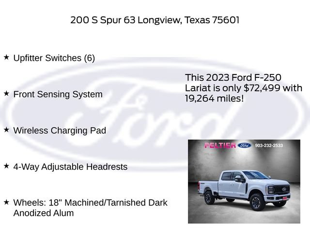 Certified 2023 Ford F250 Lariat w/ Lariat Ultimate Package AWD/4WD image 22