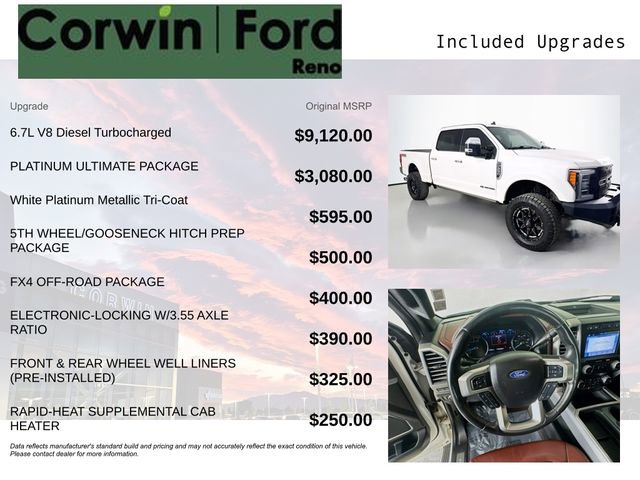 Certified 2019 Ford F250 Platinum w/ Platinum Ultimate Package image 3