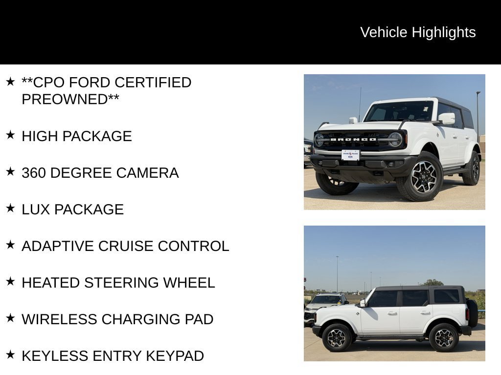 Certified 2023 Ford Bronco Outer Banks AWD/4WD image 5