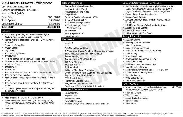 Used 2024 Subaru Crosstrek 2.5i Wilderness image 4