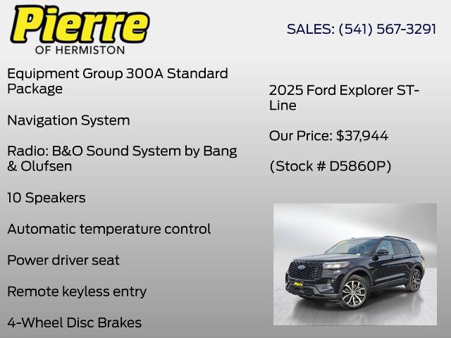 Certified 2025 Ford Explorer ST-Line AWD/4WD image 7