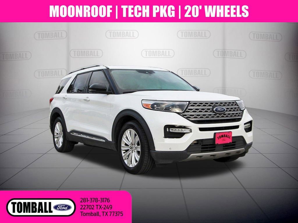 Certified 2022 Ford Explorer Limited w/ Limited Technology Package RWD image 7