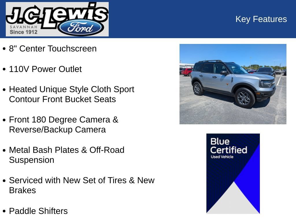 Certified 2023 Ford Bronco Sport Badlands AWD/4WD image 30