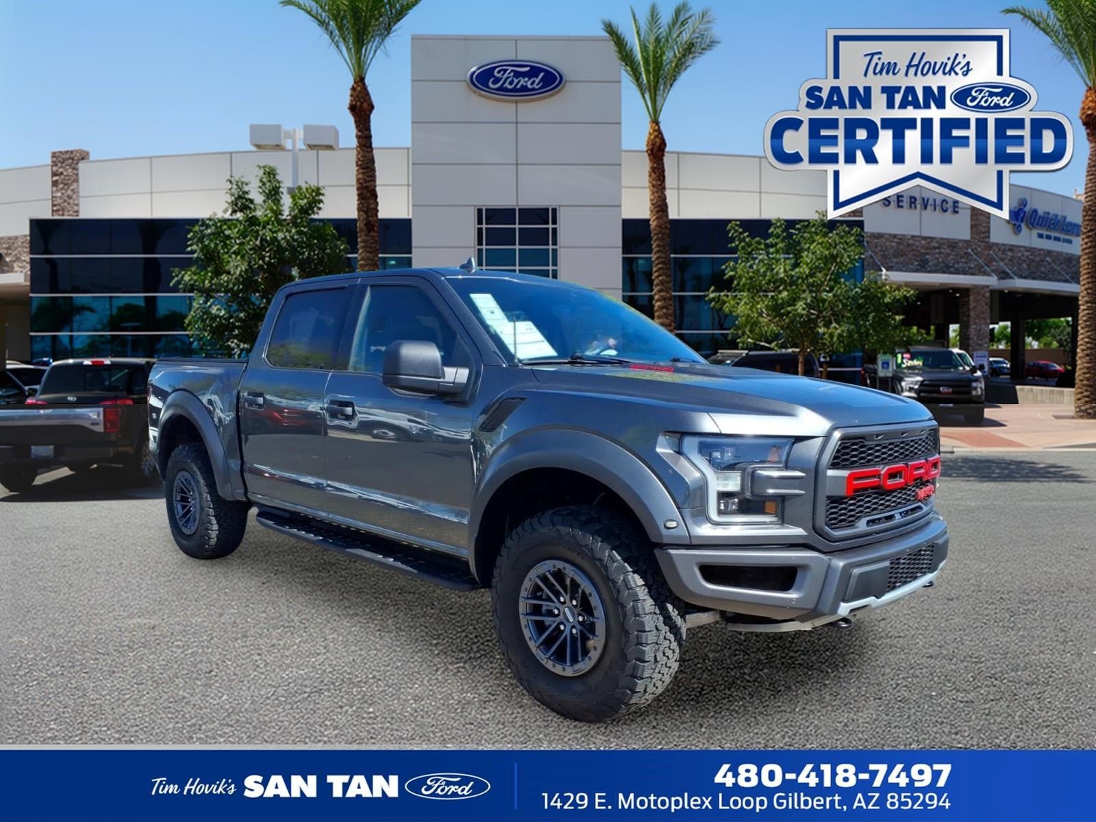 Certified 2019 Ford F150 Raptor w/ Equipment Group 801A Mid