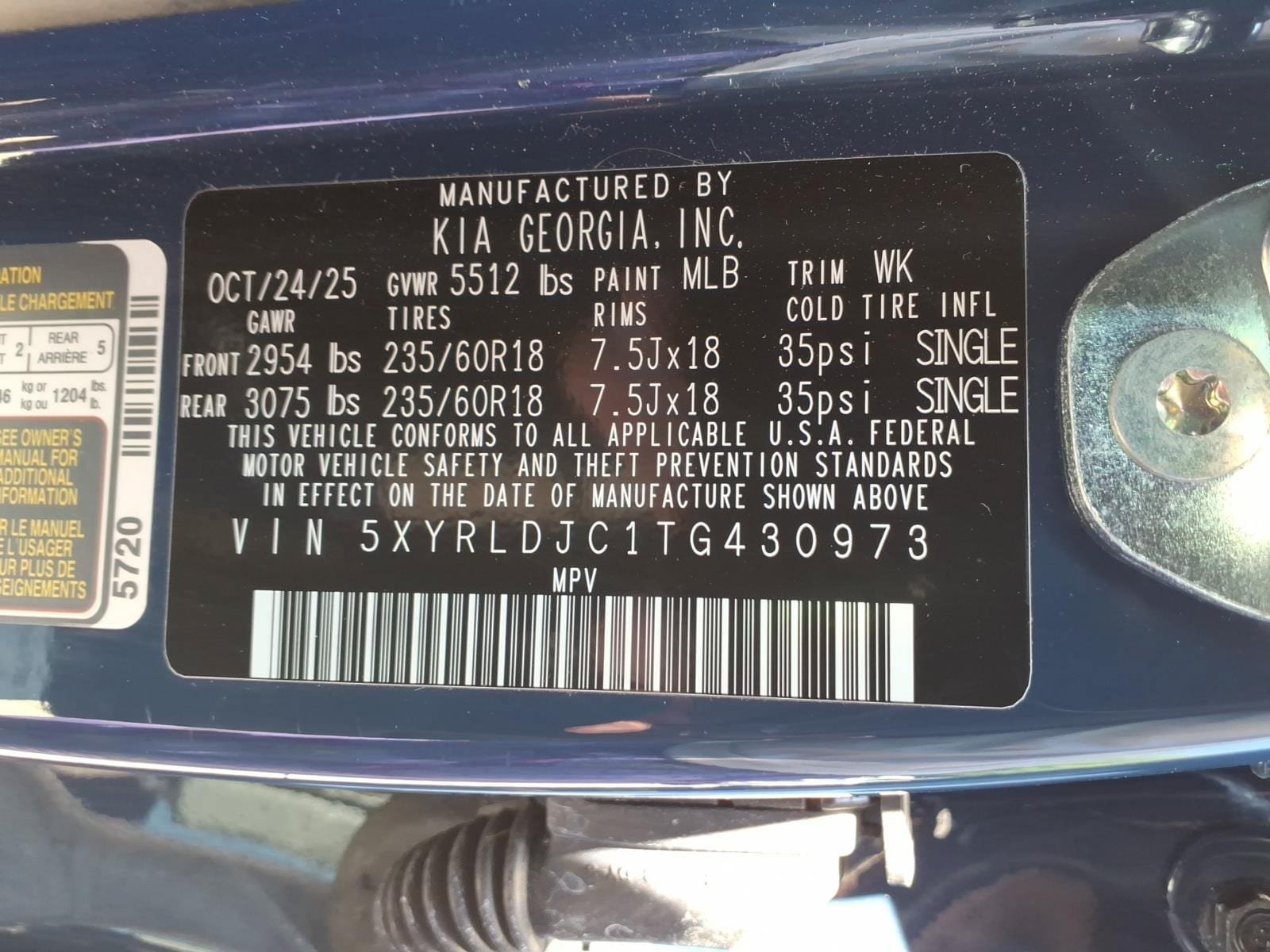 Used 2026 Kia Sorento S w/ S Panoramic Sunroof Package AWD/4WD image 31