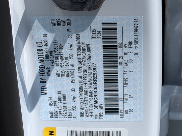 Certified 2024 Ford Bronco Sport Outer Banks AWD/4WD image 40