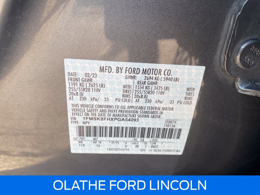Certified 2023 Ford Explorer Limited w/ Limited Technology Package AWD/4WD image 21