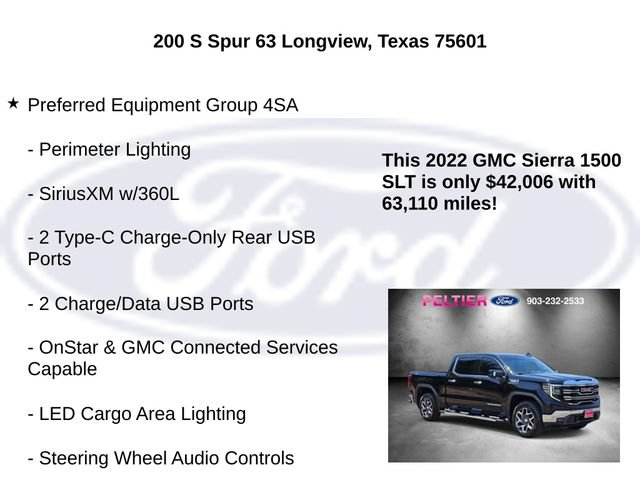 Used 2022 GMC Sierra 1500 SLT AWD/4WD image 20