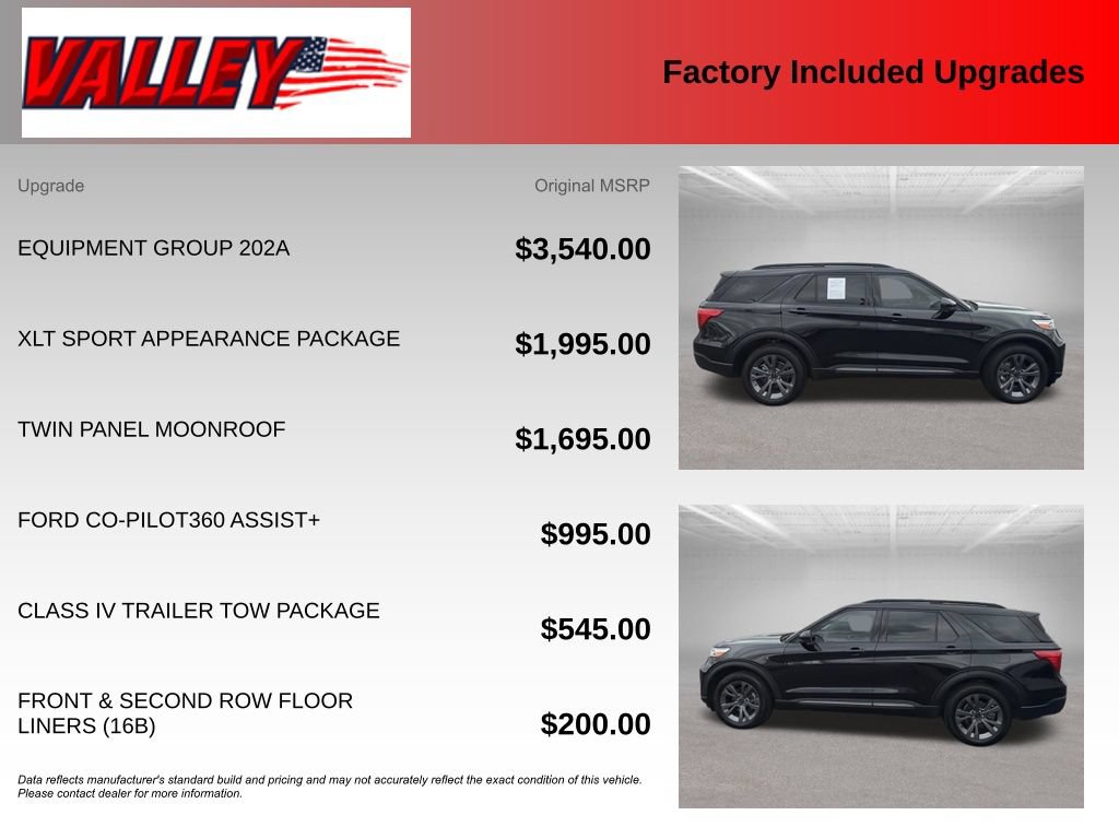 Certified 2023 Ford Explorer XLT w/ Equipment Group 202A AWD/4WD image 6