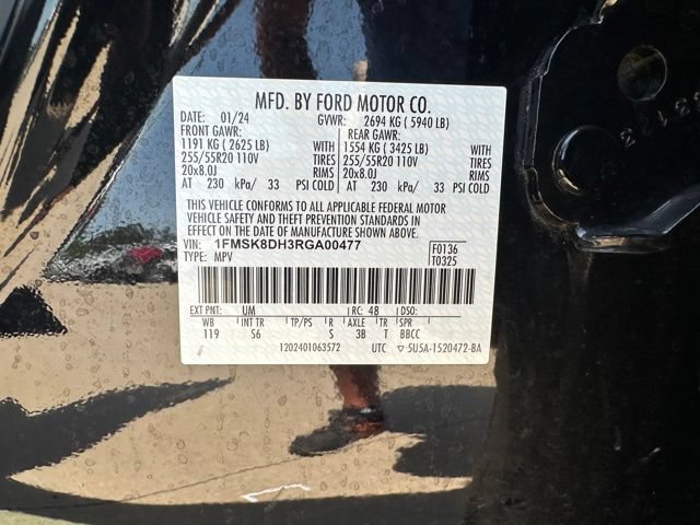 Certified 2024 Ford Explorer XLT w/ Equipment Group 202A AWD/4WD image 12