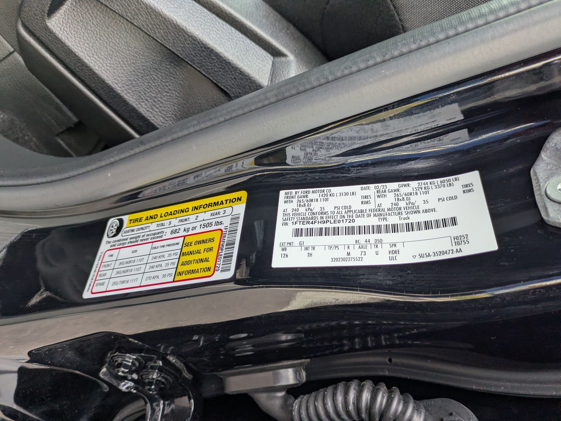 Certified 2023 Ford Ranger XLT w/ Equipment Group 301A Mid image 43