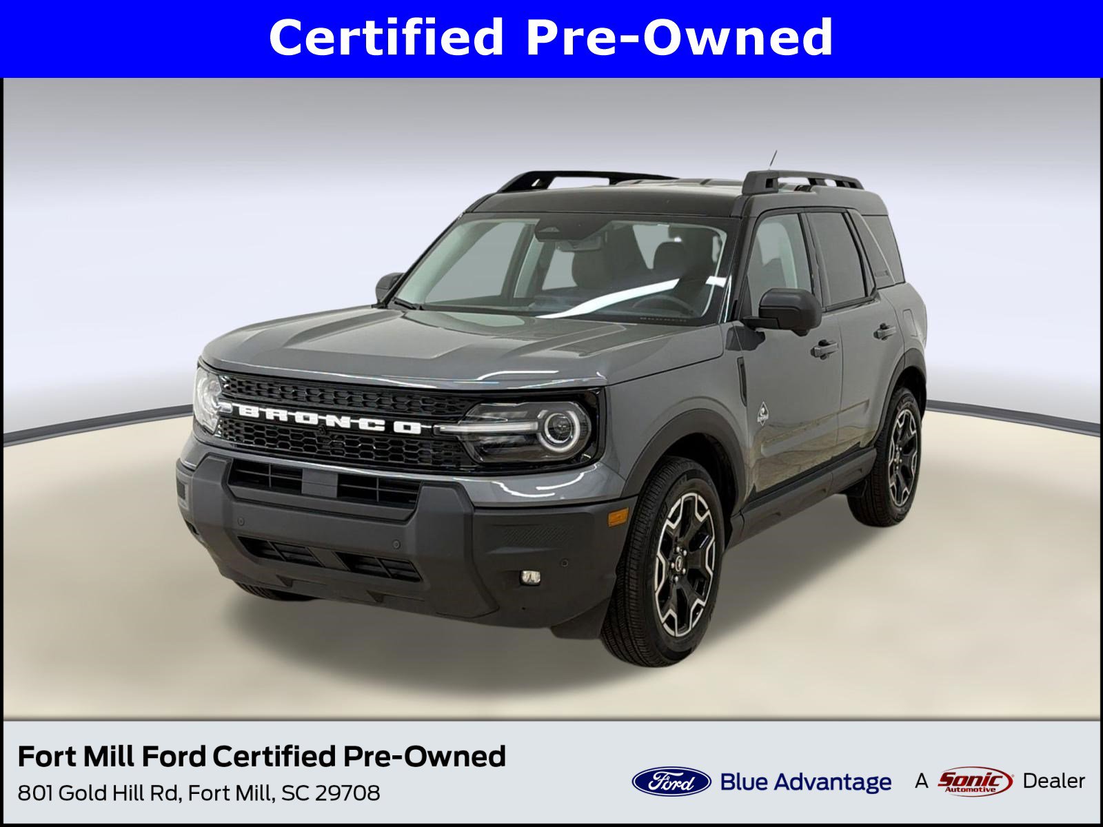 Certified 2025 Ford Bronco Sport Outer Banks w/ Outer Banks Tech Package+