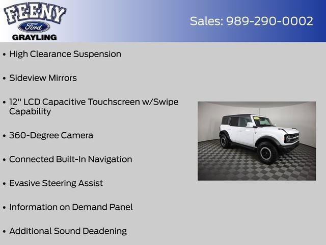 Certified 2022 Ford Bronco Outer Banks w/ Sasquatch Package AWD/4WD image 24